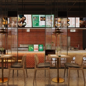 现代螺蛳粉店3D模型下载